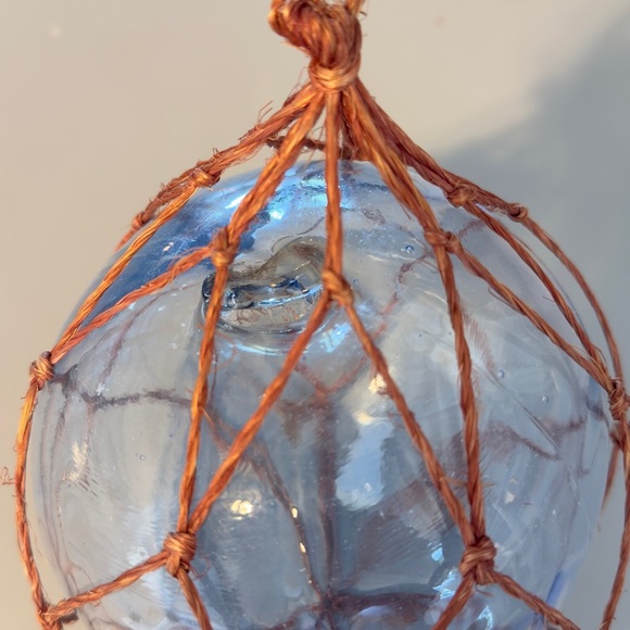 5” Diameter 15 3/4 Circumference Large FLOAT Glass Ball Fishing Bouy Vintage - Picture 3 of 7